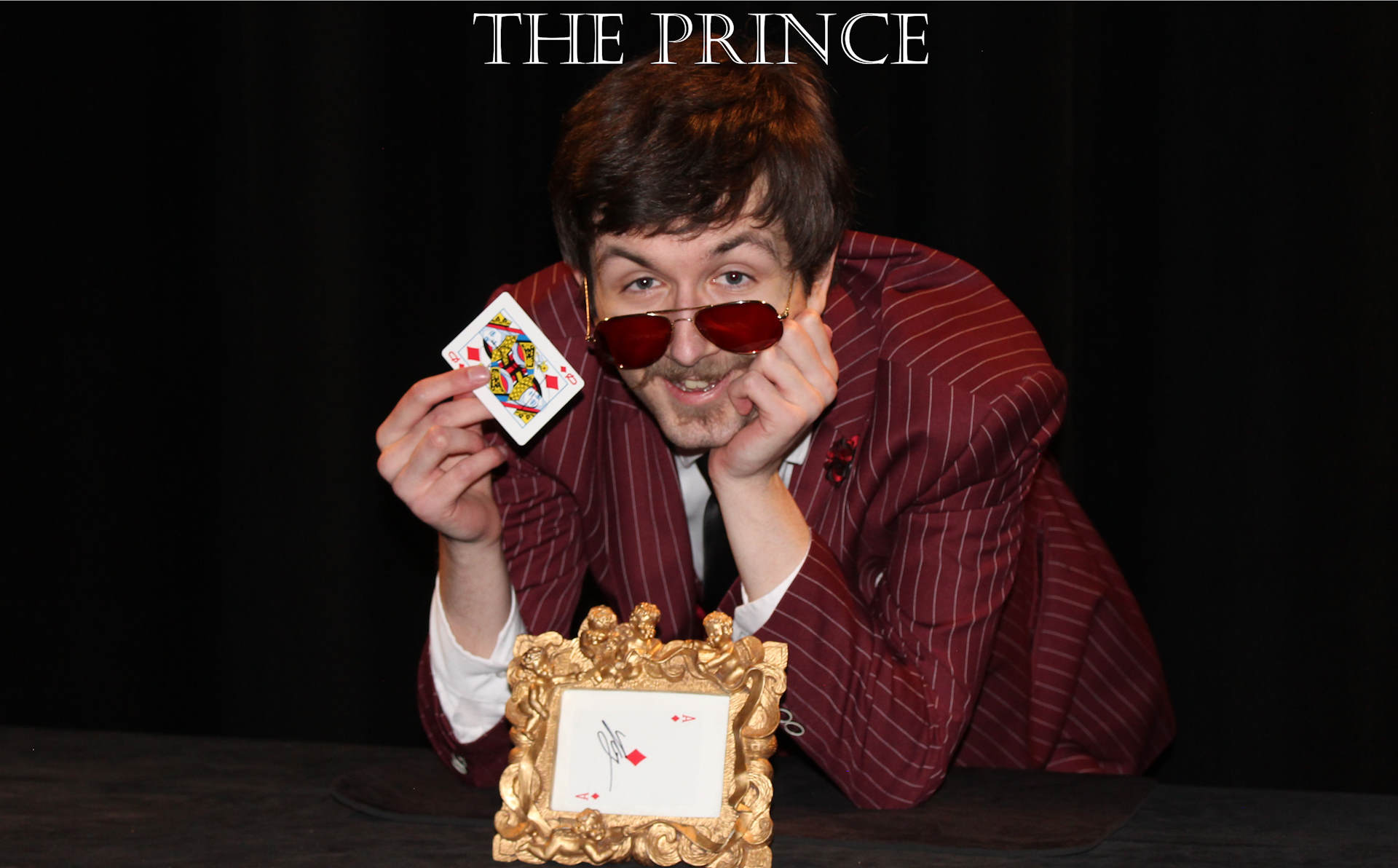 A Stylized Photo of Wonder as He Bills Himself as 'The Prince of Entertainment'